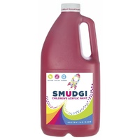 Smudgi Children's Acrylic Paint Red 2L
