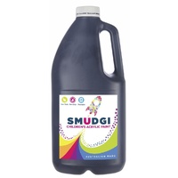 Smudgi Children's Acrylic Paint Black 2L