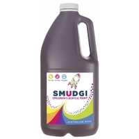 Smudgi Children's Acrylic Paint Brown 2L