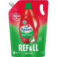 Radiant Refill Laundry Liquid Front & Top Loader 1.5L