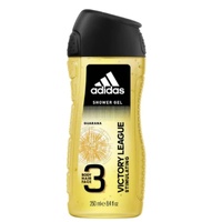 Adidas Victory League Shower Gel 3-in-1 Guarana Stimulating 250mL(8.4oz)