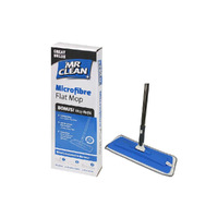 Mr Clean Microfibre Flat Mop in a Box with Bonus Mop Refill