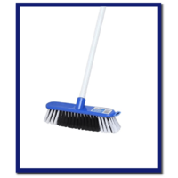 Edco Economy Household Broom with Handle - Blue