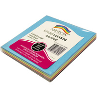 Rainbow Matt Squares 2 Sided 127mm 80GSM 120 Sheets