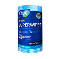 Chux Multipurpose Superwipes Blue Cleaning Cloths 56cm x 30cm Pack of 144's 