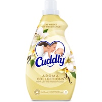 Cuddly Concentrate Liquid Fabric Softener & Conditioner White Lily & French Vanilla 900mL