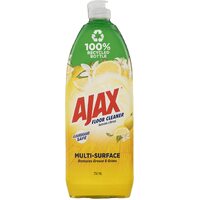 Ajax Floor Cleaner Lemon Citrus Burst 750mL