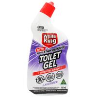 White King Toilet Gel Stain Remover Lavender 700mL