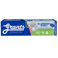 Grants Kids Low Fluoride Natural Toothpaste Blueberry Burst 75g