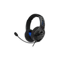PDP LVL 50 Wired Stereo Gaming Headset for Playstation - Black Camo