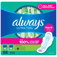 Always Ultra Thin Advanced Protection Long Pads Pack of 88's