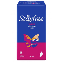 Stayfree Super Pads With Wings Pack of 12's