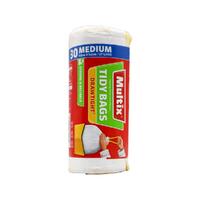 Multix PK30 Tidy Bags Drawtight Medium 65cm x 52cm 27L Pack of 30's