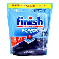 Finish Powerball Dishwashing Tablets All in 1 – Pack of 81's