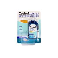 Codral ActiRelief Sore Throat Lozenges 20 Pack