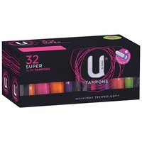 U by Kotex Super Slim Tampons Pack of 32