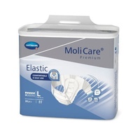 Molicare Premium Elastic 6D Large (115 - 145cm, 2349mL) 30's