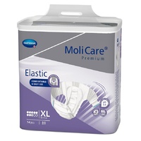 Molicare Premium Elastic 8D Extra Large (140 - 175cm, 3591mL) (4 x 14) 56's