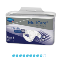 Molicare Premium Elastic 9D Small (70 - 90cm, 2546mL) 26's