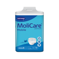 MoliCare Premium Mobile 6D Large (100 - 150cm, 1800mL) (4 x 14) 56's