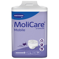 MoliCare Premium Mobile 8D Large (100 - 150cm, 2262mL) Pack of 14's