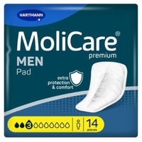 Molicare Men Premium 3D Pads 406mL Pack of 14's
