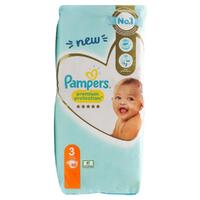  Pampers Premium Protection Nappies Size 3 6-10kg Pack of 48's