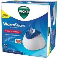 Vicks Warm Steam Vaporiser With 200ml Inhaler Included