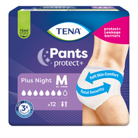 Tena Pants Protect Plus Night Medium 80-110cm 7D Pack of 12's
