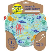 Huggies Little Swimmers Reusable Swim Nappy Under The Sea Size L 15kg+