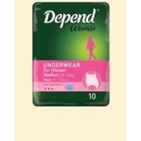 Depend Underwear Medium 52 - 86KG 10's