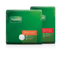 Depend Fitted Briefs for Men & Women