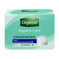 Depend Expert Care Maxi Underwear 4-in-1 Protection Maxi 12D Large (97-117cm) Pack of 10's