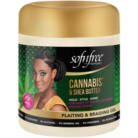 Sofn'Free Cannabis & Shea Butter Plaiting & Braiding Gel 500ml (16.91oz)