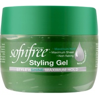 Sofn'Free Non‑Flaking Styling Gel Maximum Hold 1 L