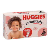 Huggies Essentials Size 6 Junior 16KG+ (4 x 40) Carton of  160's
