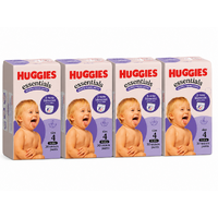 Huggies Essentials Size 4  Quality Nappy Pants 9-14kg (4 x 30) Carton of 120's