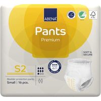 Abena Pants Premium S2 Small 7D (60-90cm) Unisex 1900mL Pack of 16's