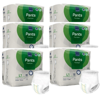 Abena Pants Premium L1 6D (100-140cm) Unisex 1400mL (6x15) Carton of 90