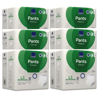 Abena Pants Premium L3 Large 8D (100-140cm) Unisex 2400ml (6x15) Carton of 90