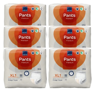 Abena Pants Premium XL1 X-Large 6D (130-170cm) Unisex 1400mL (6x16) Carton of 96