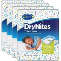 Huggies DryNites Bed Mats (4 x 7) 28's 