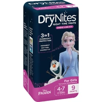 Huggies DryNites Girls Size: 4 - 7 Years (17-30kg) Carton of 3 x 9's