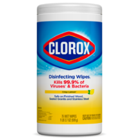 Clorox Disinfecting Wipes Crisp Lemon Pack of 85