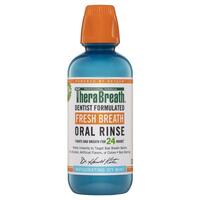 TheraBreath Icy Mint Oral Rinse 473mL