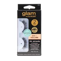 Manicare Glam Eyelashes Volume Mink Effect Miranda 2 Pairs