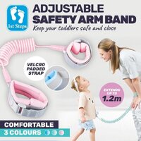 Wrist Link Band Adjustable 1pc 50cm To 120cm Pink, Green & Blue 1pc
