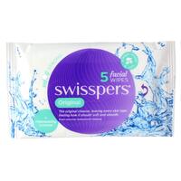 Swisspers Facial Wipes Soft & Strong Pack of 5