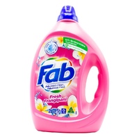 Fab Laundry Liquid Front & Top Loader Fresh Frangipani 2L