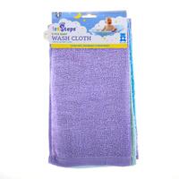 Baby Wash Cloth 30cm x 30cm Pack of 5's